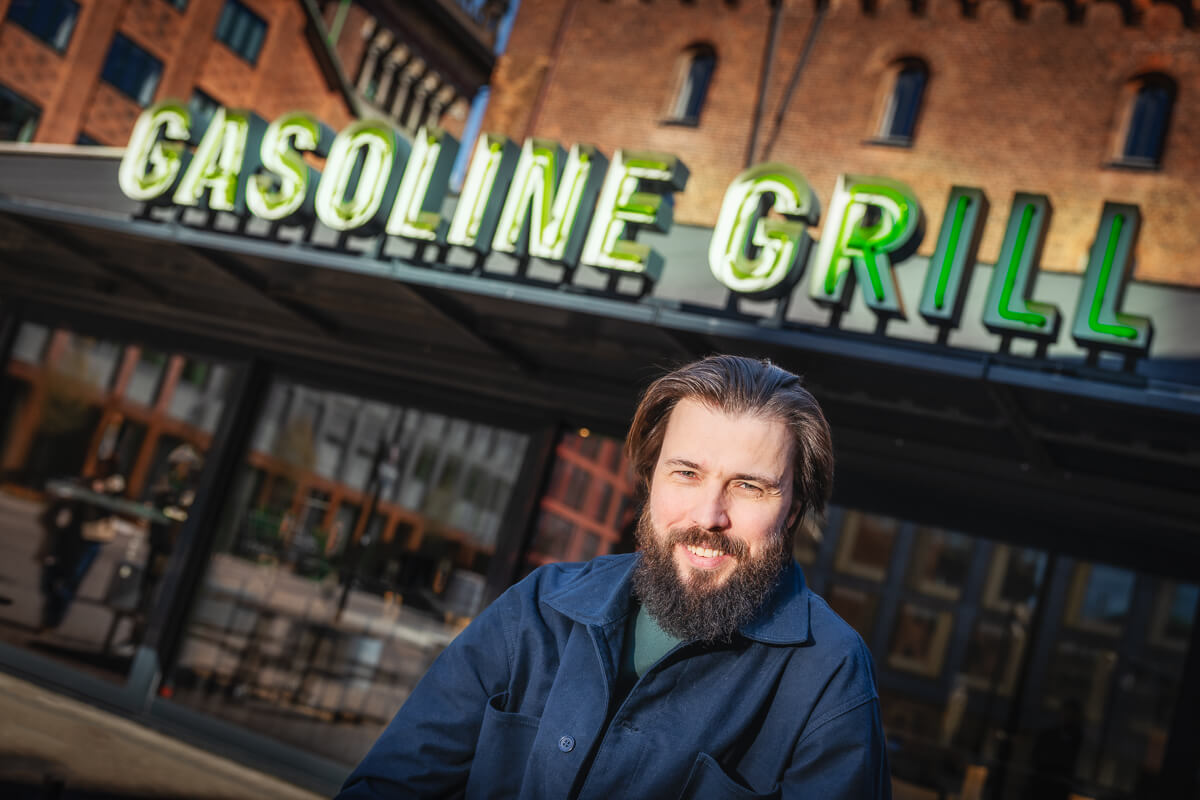 Gasoline grill